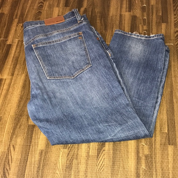 Madewell Denim - MADEWELL The Petite Slim Boyjean in Everglade Wash Sz 29